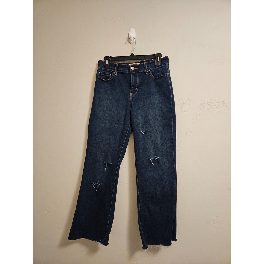 Levi's women's 512 Perfectly Slimming ripped bootcut jeans